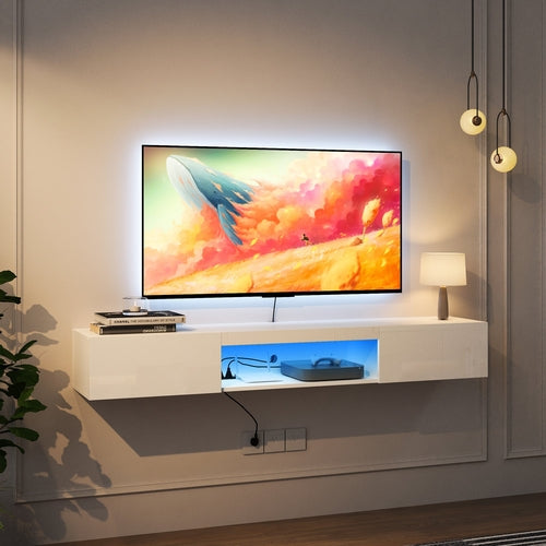 Floating TV Wall Shelf