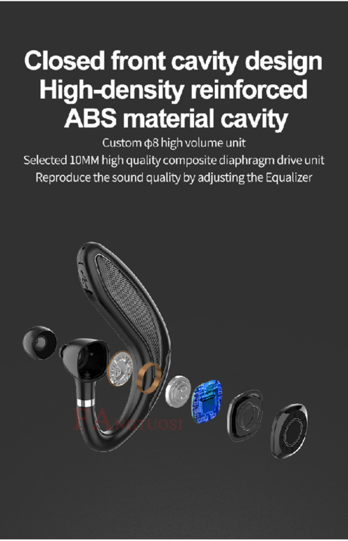 Long Standby Handsfree Wireless Bluetooth 5.0 Headset (15% OFF)