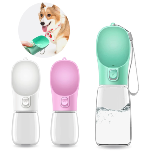 Outdoor Pet feeder bowl and water bottle