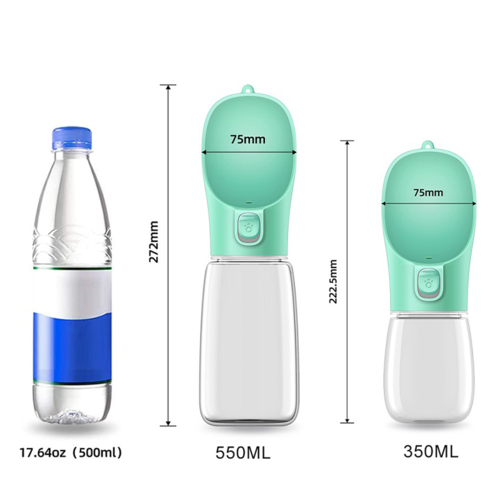 Outdoor Pet feeder bowl and water bottle
