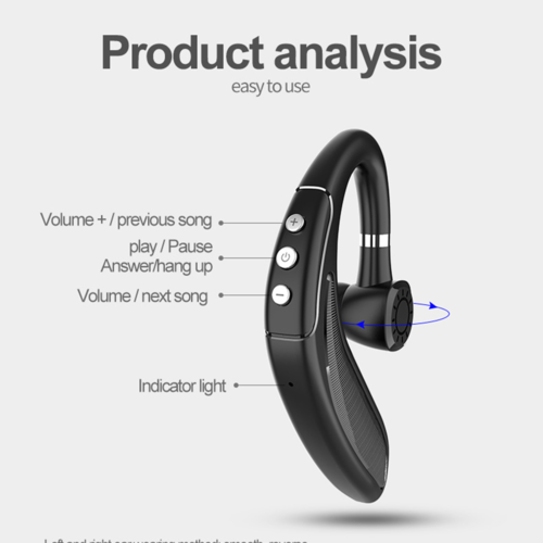 Long Standby Handsfree Wireless Bluetooth 5.0 Headset (15% OFF)